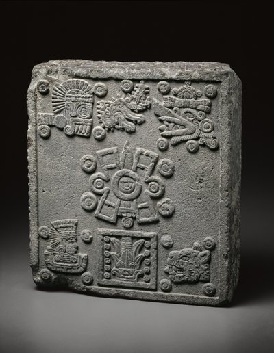 Coronation Stone of Motecuhzoma II by Mexican School