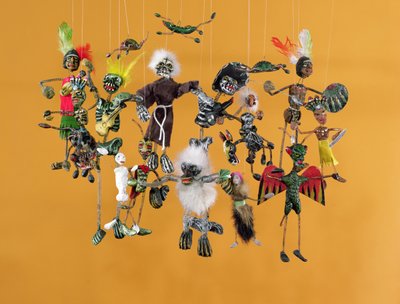 Day of the Dead figures, from Oaxaca by Mexican School