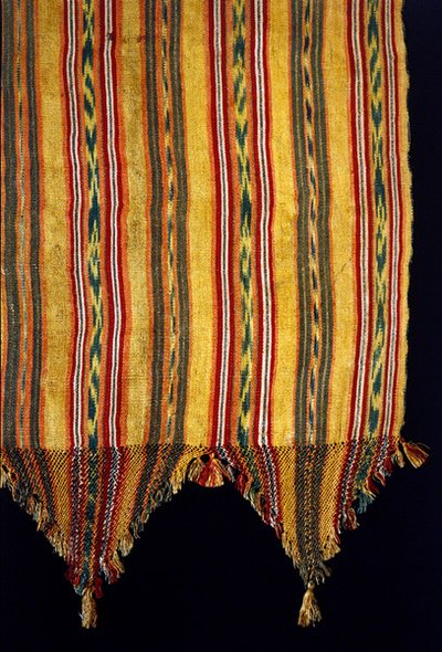 Detail (rebozo, late 19th century) by Mexican School