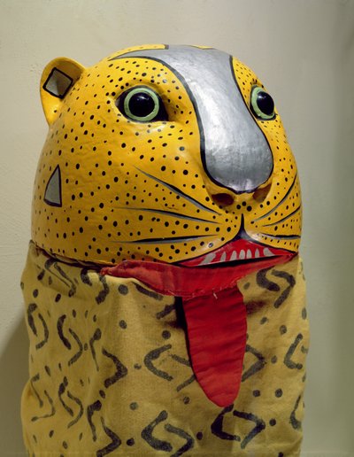 Mask of Jaguar by Mexican School