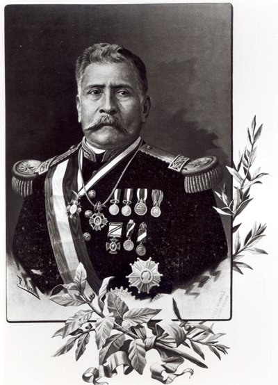 Portrait of Porfirio Diaz (1830-1915) by Mexican School