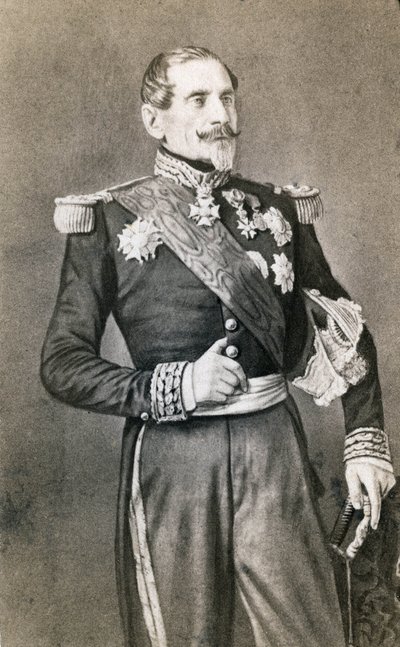 Portrait of Marshal Armand Jacques Leroy de Saint-Arnaud by Meyer and Pierson