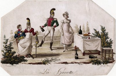 Dance of the Gavotte by Meynier Saint Fal