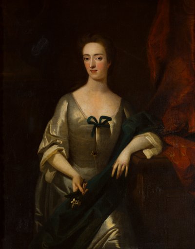 Portrait of Charlotte Lady Myddelton by Michael (circle of) Dahl