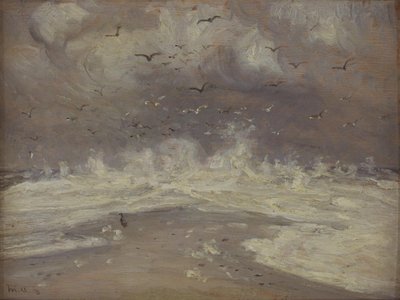 Surf at the North Coast of Jutland by Michael Ancher