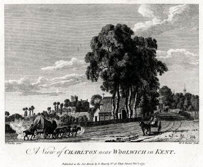 A View of Charlton near Woolwich in Kent, 1775 by Michael Angelo Rooker