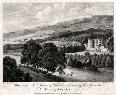 Bolton, North Riding of Yorkshire, the Seat of His Grace the Duke of Bolton by Michael Angelo Rooker