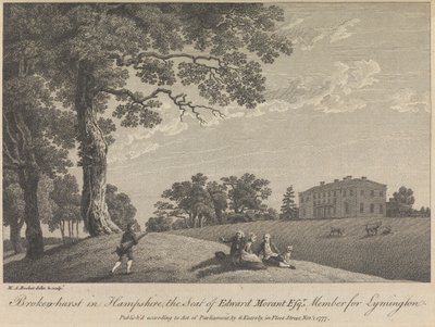 Broken-hurst in Hampshire, The Seat of Edward Morant, Esquire, Member for Lymington by Michael Angelo Rooker