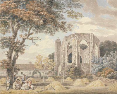 The Chapel of the Greyfriars Monastery, Winchester by Michael Angelo Rooker
