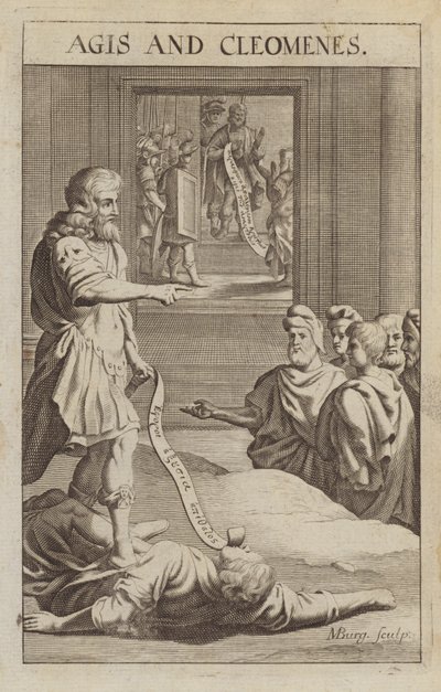 Agis IV and Cleomenes III, Spartan kings by Michael Burghers