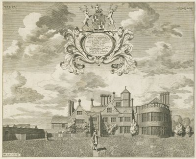 Fisherwick Hall: Copper-Plate Engraving by Michael Burghers