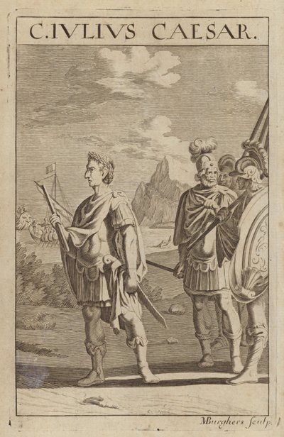 Julius Caesar, Roman statesman and general by Michael Burghers