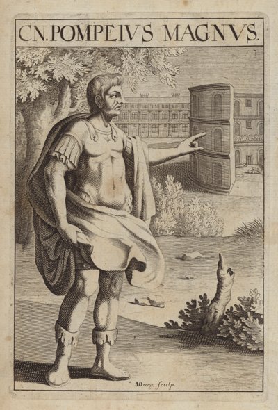 Pompey the Great, Roman statesman and soldier by Michael Burghers