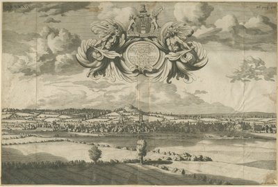 Stafford - East North East Prospect: Engraving by Michael Burghers