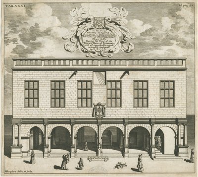 Stafford - Shire Hall by Michael Burghers