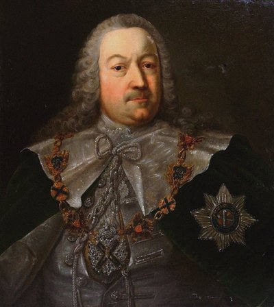 Portrait of Hermann Carl von Keyserlingk by Michael Christoph Hagelgans