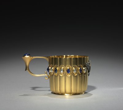 Miniature Cup, firm of Peter Carl Fabergé by Michael Evlampievich Perkhin