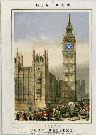 Big Ben Polka, Music Cover Published by Hanhart by Michael Hanhart