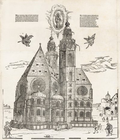 The New Church of the Beautiful Virgin at Regensburg by Michael Ostendorfer
