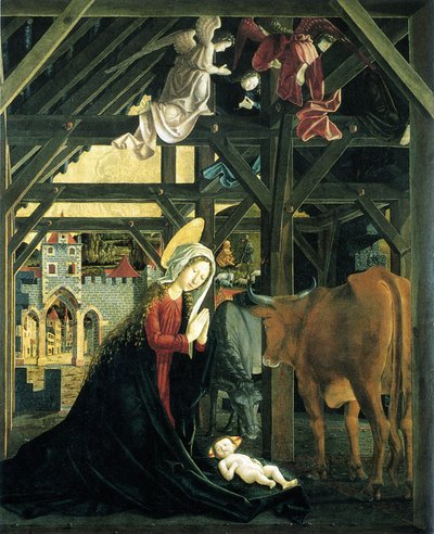 Nativity Altarpiece of the Church of St. Wolfgang im Salzkammergut, 1481 by Michael Pacher