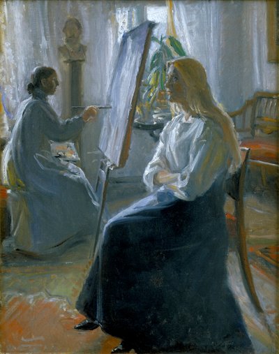 In the Studio, Anna Ancher, the Artist