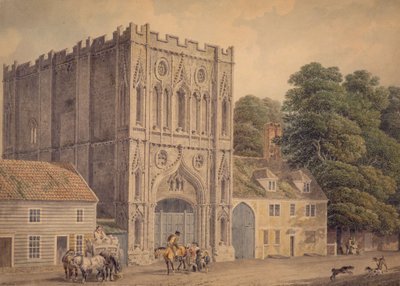 The West Front of the Abbey Gate, Bury St. Edmunds by Michael Rooker