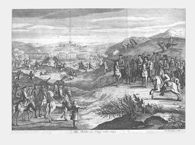 The Battle of Edge-hill, 1642, late 17th century by Michael Vandergucht