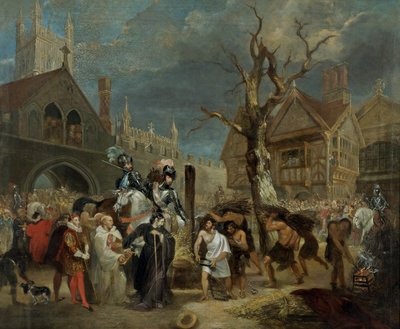 Martyrdom of Bishop Hooper by Michael William Sharp