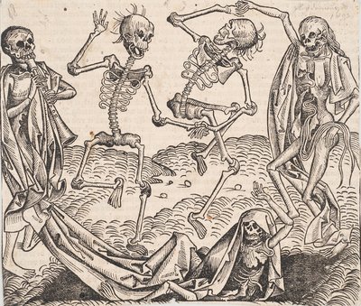 Dance of Death from the Schedels Chronicle of the World by Michael Wolgemut