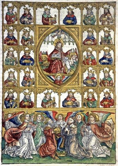 Christ surrounded by kings by Michael Wolgemut or Wolgemuth