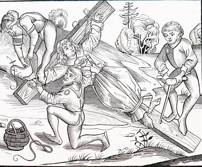 The Crucifixion of a Child by Michael Wolgemut or Wolgemuth