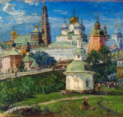 The Trinity Lavra of St Sergius in Sergiyev Posad by Michail Boskin