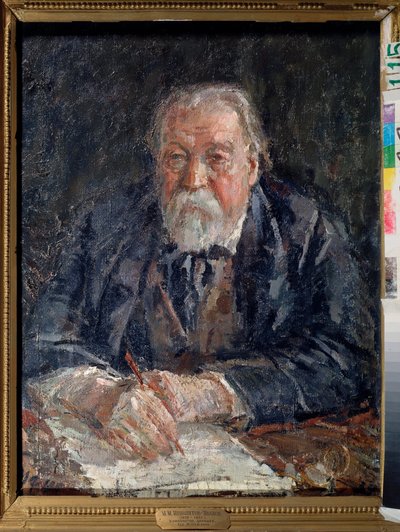 Portrait of the Composer Mikhail Ippolitov-Ivanov by Michail Fyodorovich Shemyakin