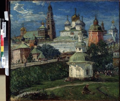 The Trinity Lavra of Sergius in Sergiyev Posad by Michail Vasilievich Boskin