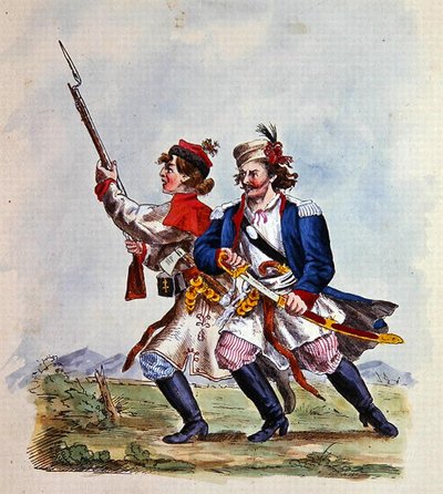 Costumes of the Polish Army after 1700 by Michal Stachowicz