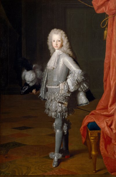 Portrait of Louis I of Spain (1707-1724) by Michel Ange Houasse