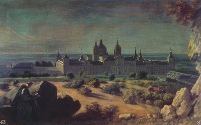 Royal Monastery of San Lorenzo, El Escorial. Around 1722 by Michel Ange Houasse