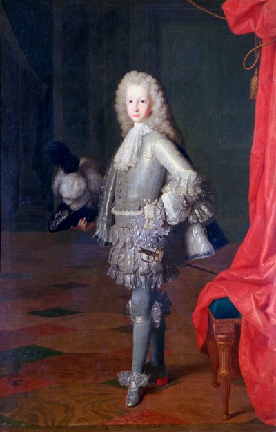 Louis I, Prince of The Asturias, King of Spain by Michel Ange Houasse