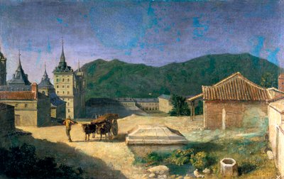 View of the Escorial, Spain by Michel Ange Houasse