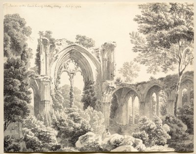 Inside the East End of Nettley Abbey by Michel Angelo Rooker