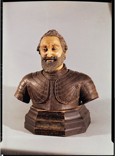 Bust of Henri IV (1553-1610) by Michel Bourdin
