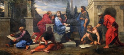 Aspasie Among the Philosophers of Greece in the Salon of the Queen