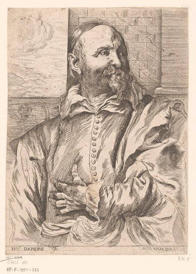 Portrait of Jan (I) Snellinck by Michel Francois Dandre Bardon