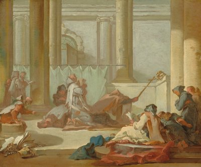 The Adoration of the Skulls by Michel Francois Dandre Bardon