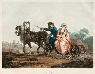 Sledge driving by Michel Francois Damam Demartrait