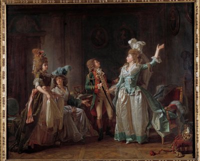 The Depart of the Dragon (1780) by Michel Garnier