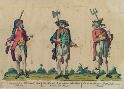 A French Postal Servant Without Trousers, a Marsili in the Freikorps Without Trousers, and a Bankrupt Fishmonger Without Trousers by Michel Hennin