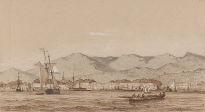 Port of Spain, from the Harbour by Michel Jean Cazabon