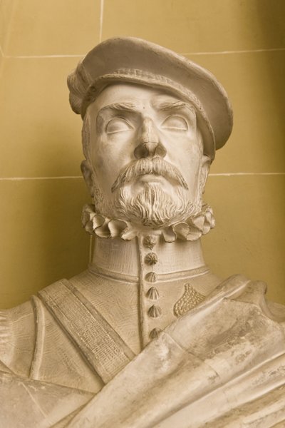 Copy of a Portrait Bust of Hernan Cortes by Victor Louis