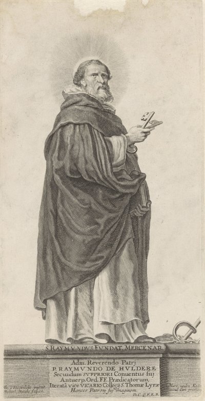 Saint Raymundus of Peñafort by Michel Natalis